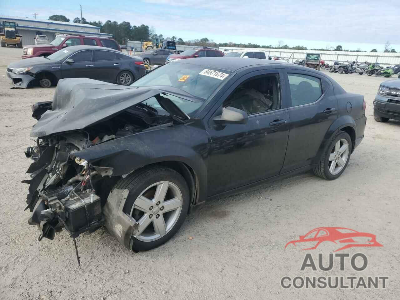 DODGE AVENGER 2013 - 1C3CDZAB9DN607291