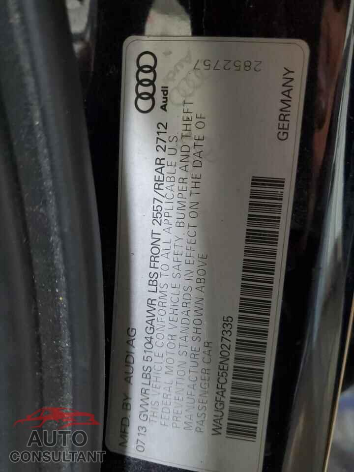AUDI A6 2014 - WAUGFAFC5EN027335