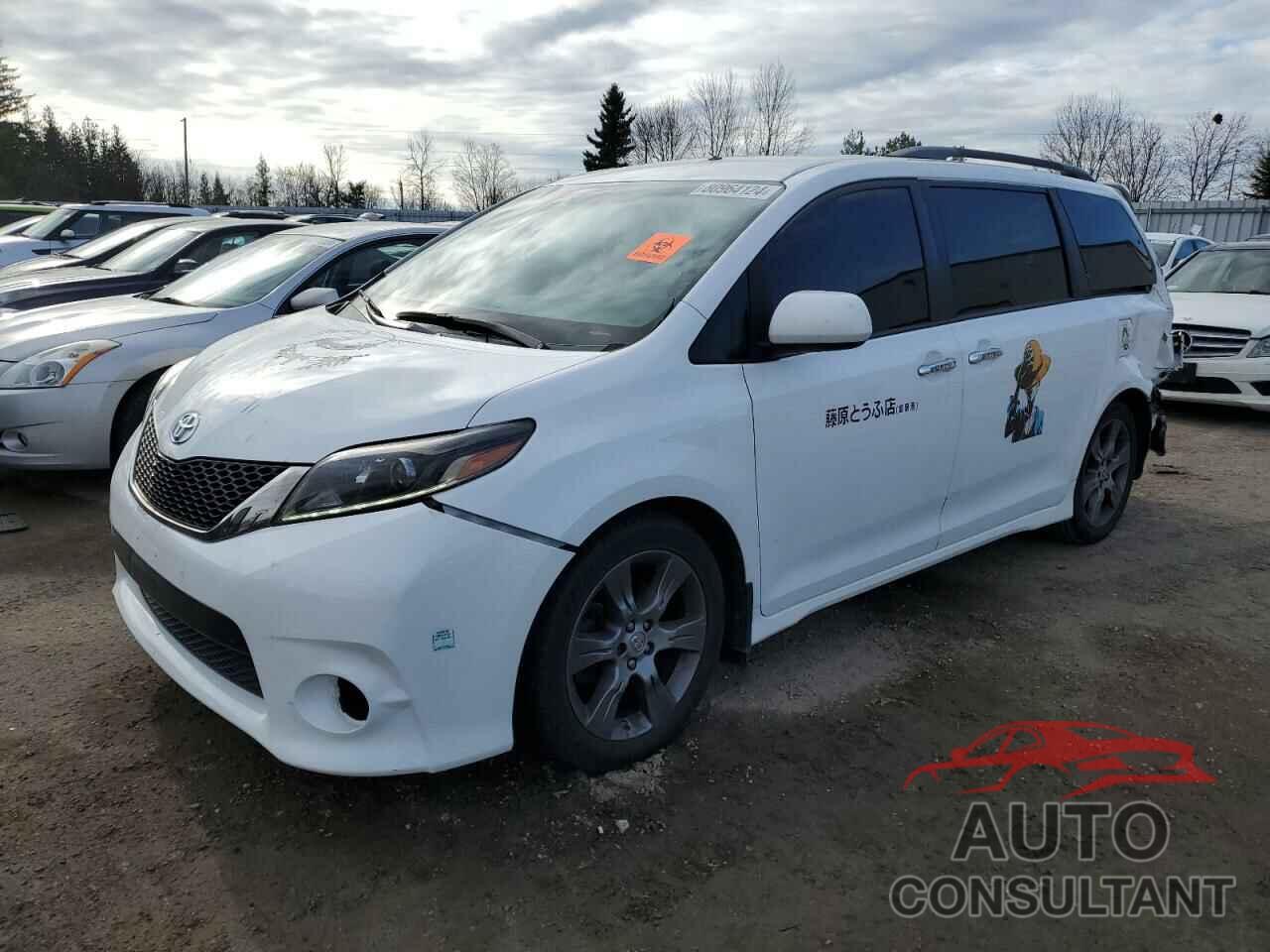 TOYOTA SIENNA 2015 - 5TDXK3DC6FS562294