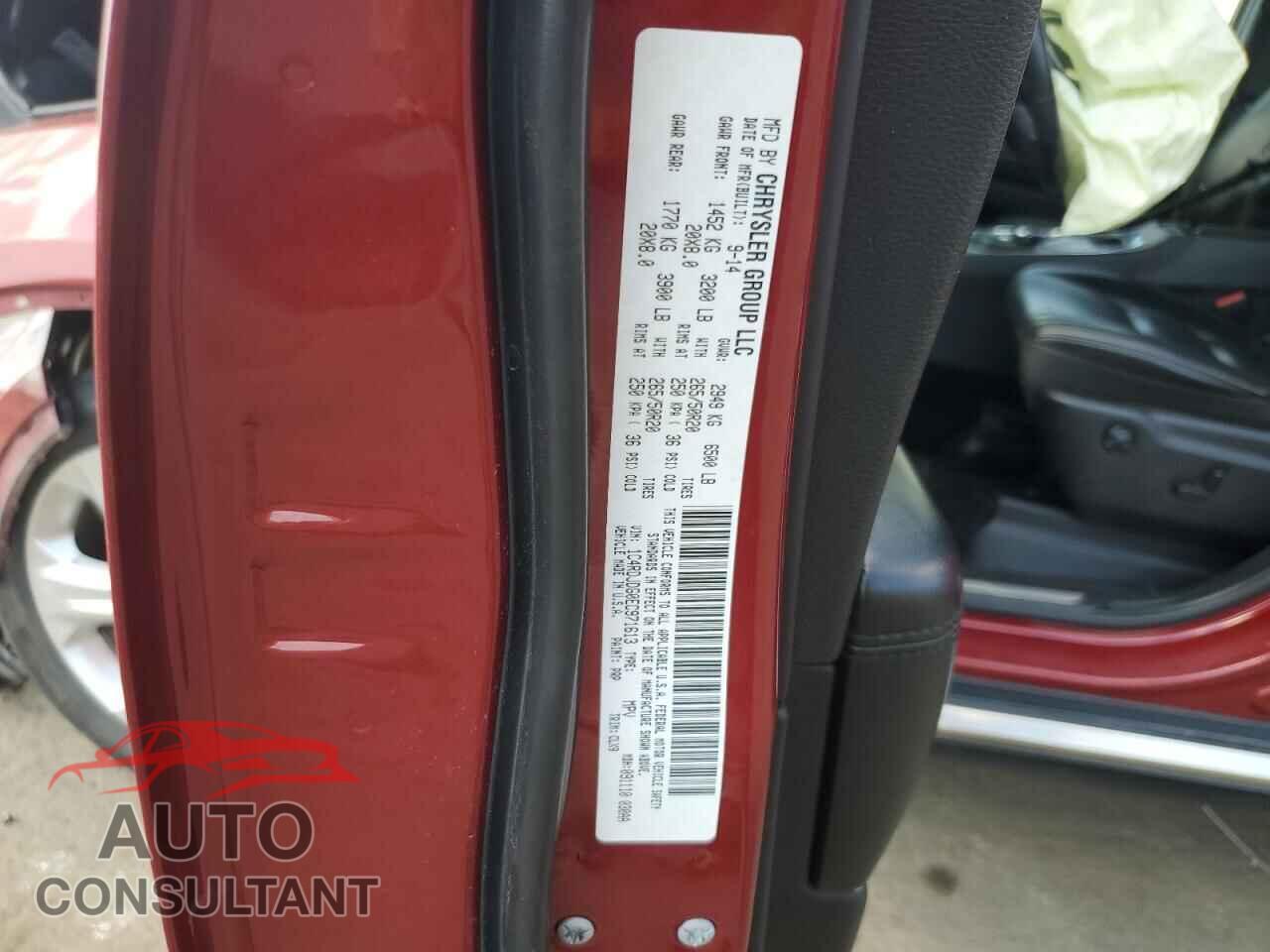 DODGE DURANGO 2014 - 1C4RDJDG0EC971613