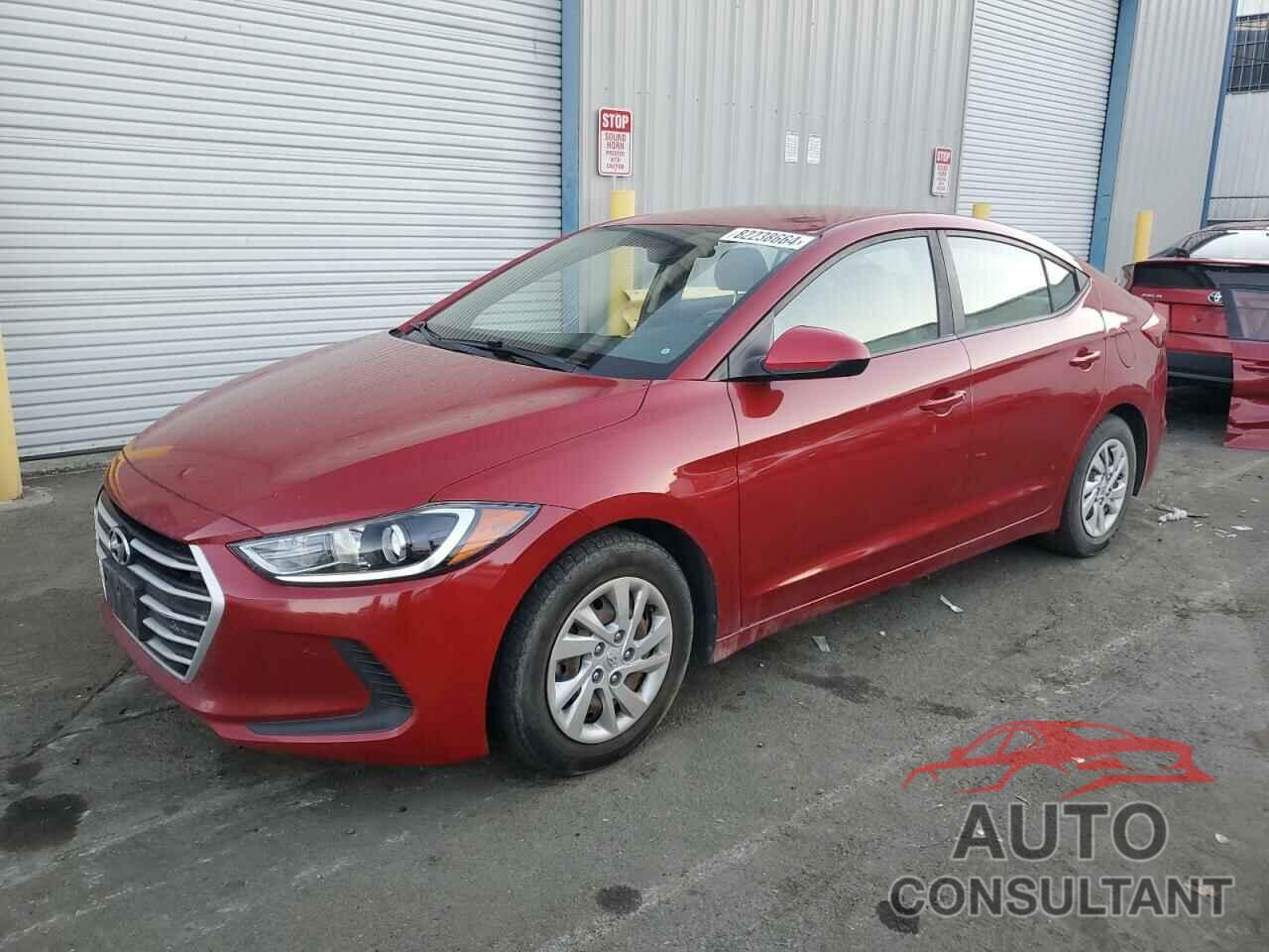 HYUNDAI ELANTRA 2017 - KMHD74LF9HU091595
