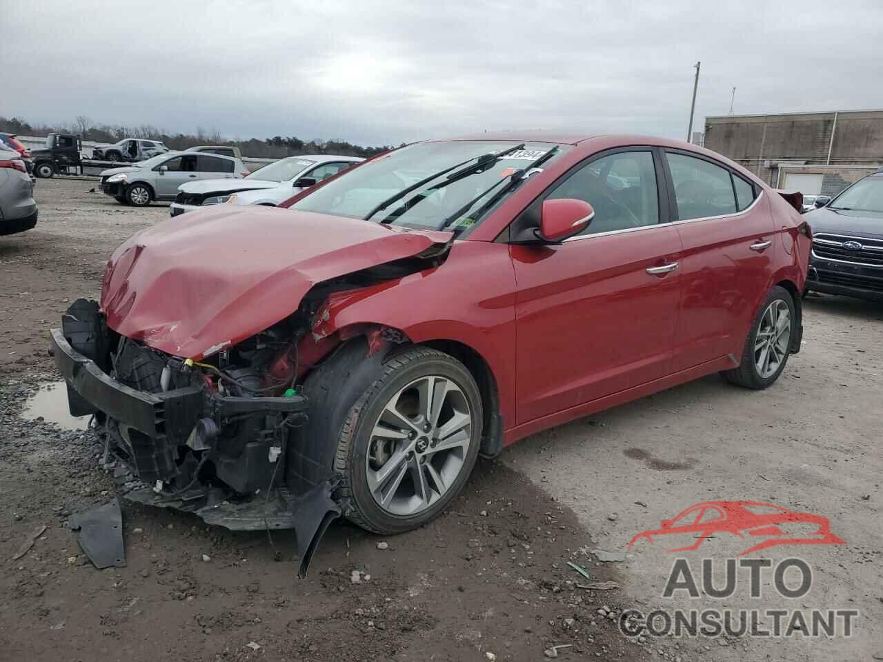 HYUNDAI ELANTRA 2017 - KMHD84LF9HU281880