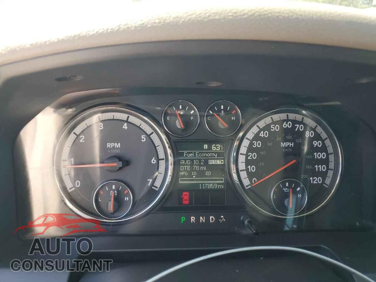 DODGE RAM 2500 2012 - 3C6TD4HT1CG239166
