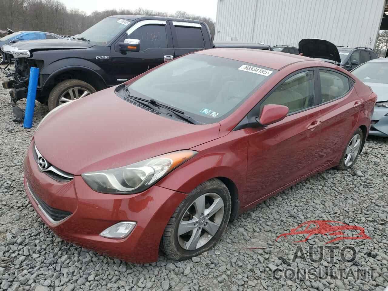 HYUNDAI ELANTRA 2013 - KMHDH4AE3DU495798