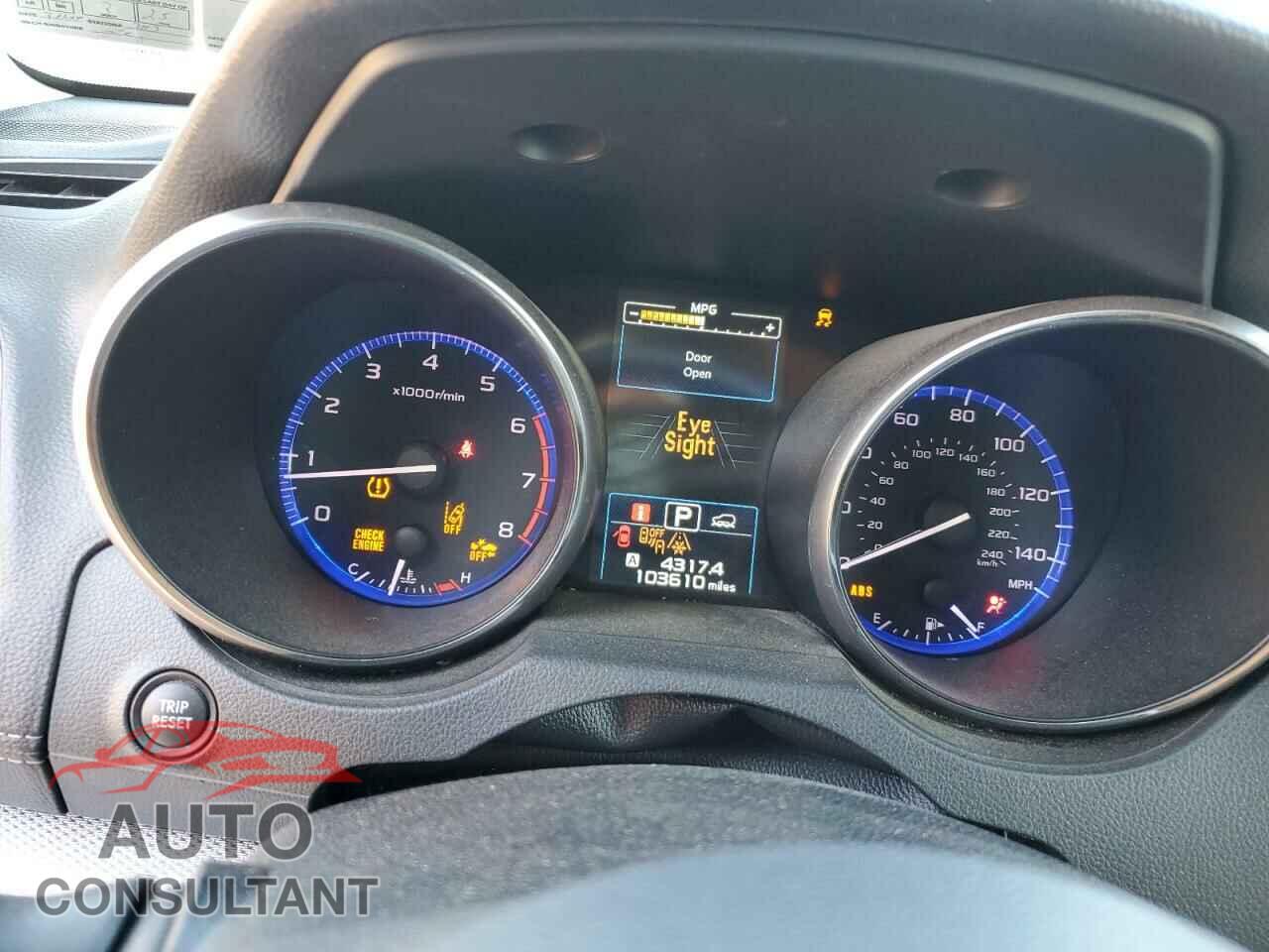 SUBARU OUTBACK 2018 - 4S4BSAFC4J3290619