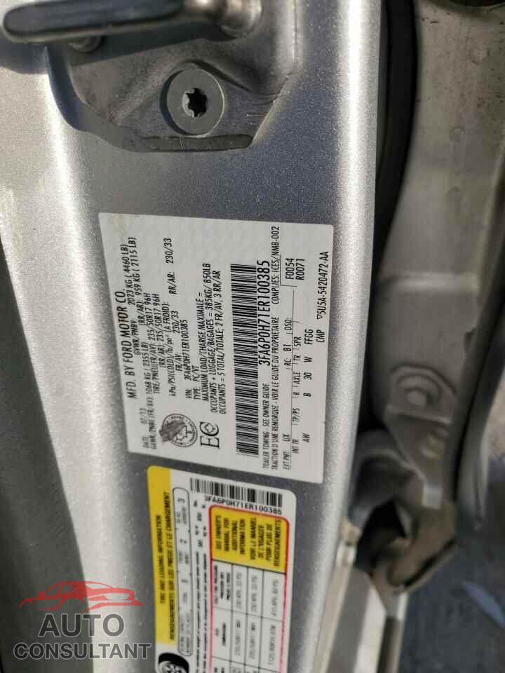 FORD FUSION 2014 - 3FA6P0H71ER100385