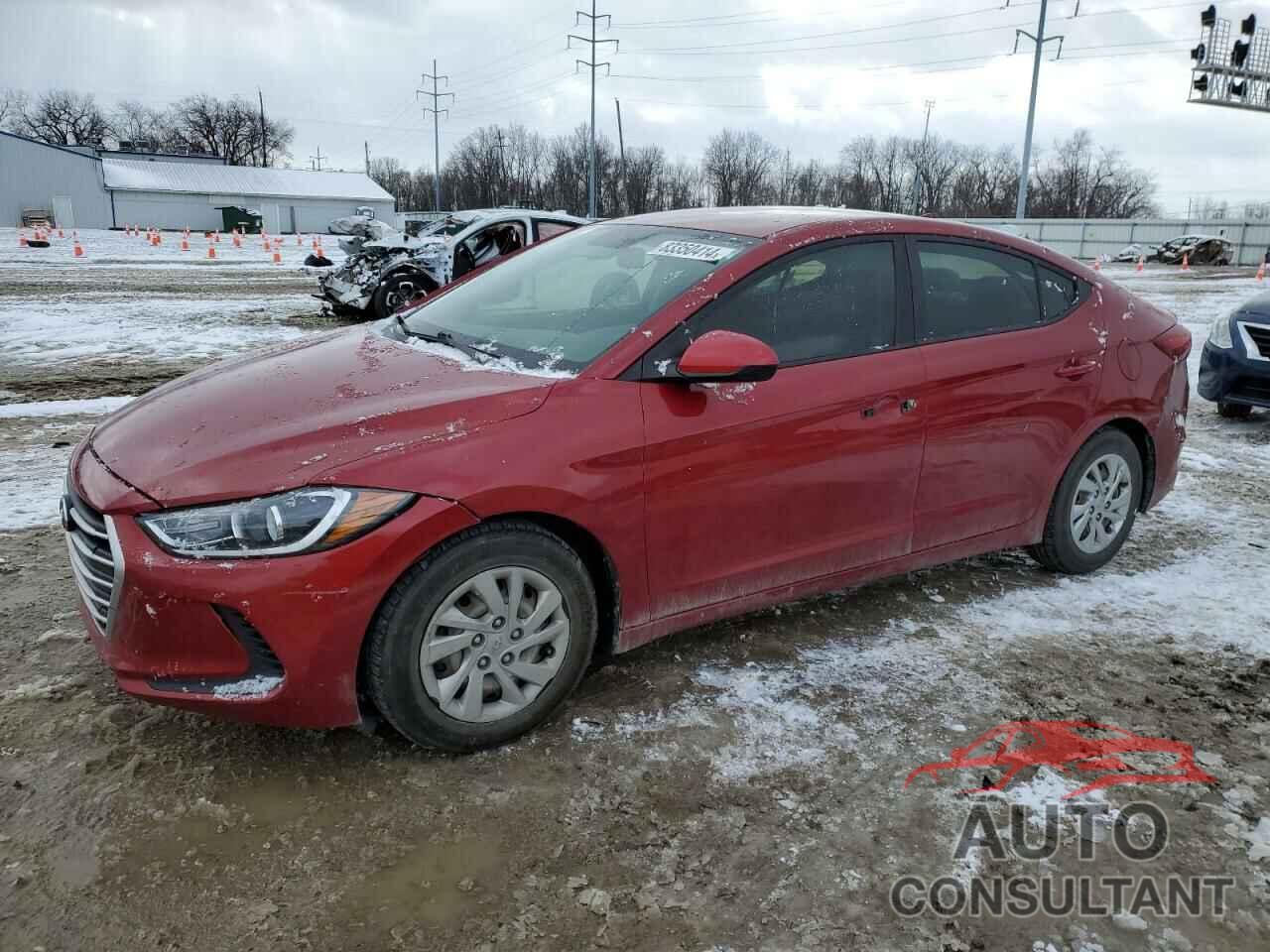 HYUNDAI ELANTRA 2017 - KMHD74LF4HU193659