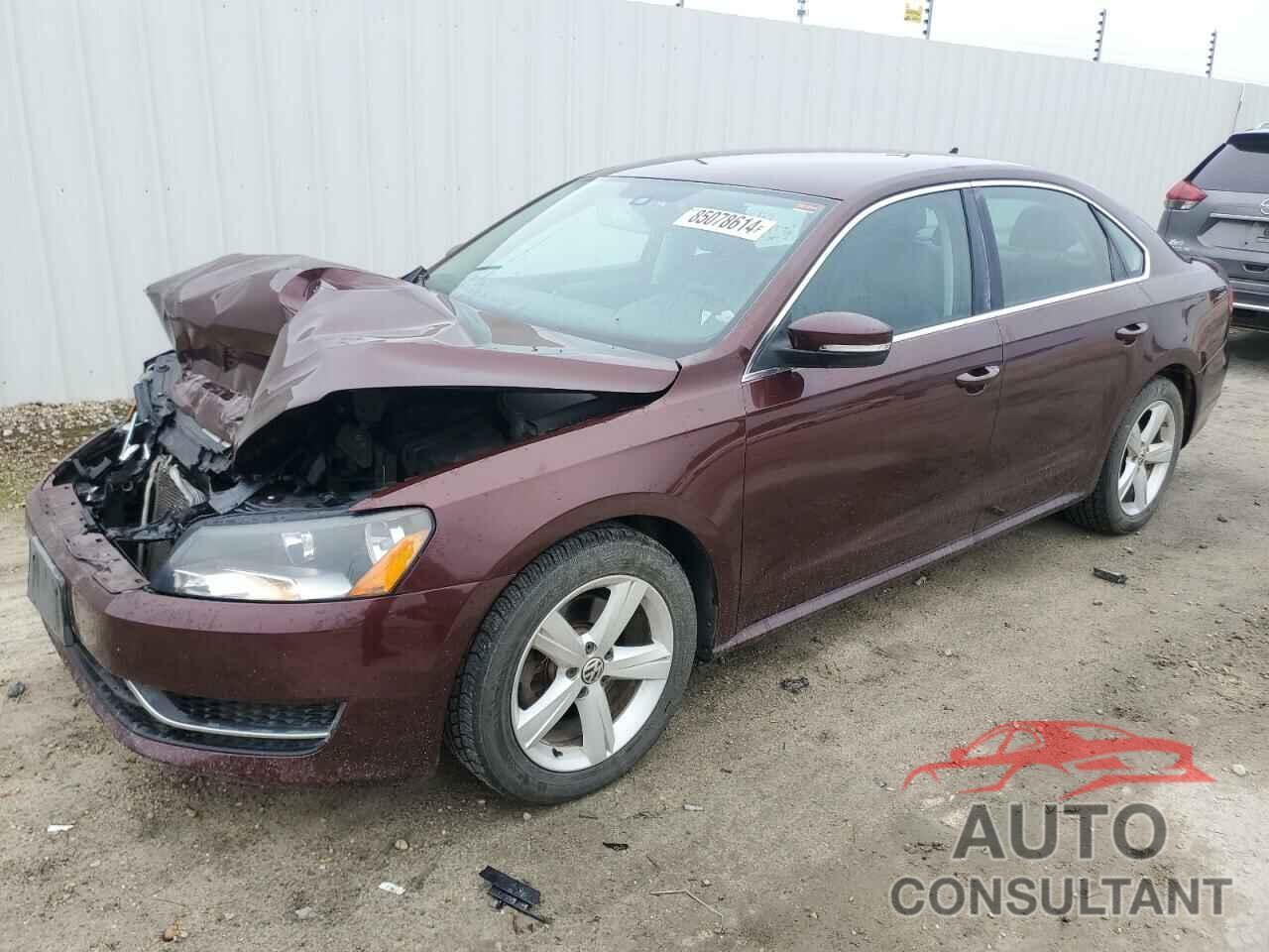 VOLKSWAGEN PASSAT 2013 - 1VWBP7A32DC055668
