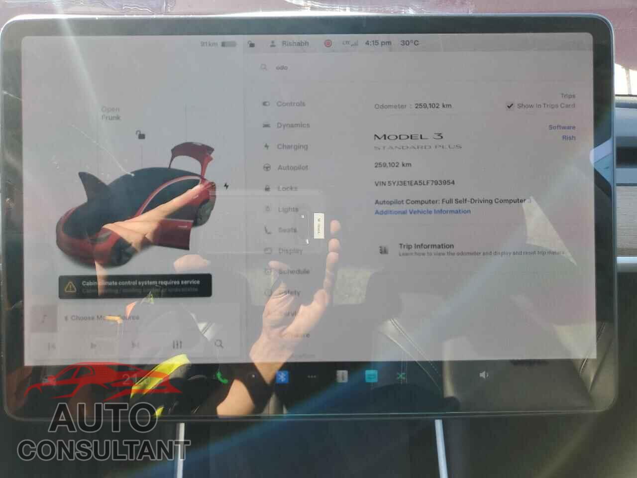 TESLA MODEL 3 2020 - 5YJ3E1EA5LF793954
