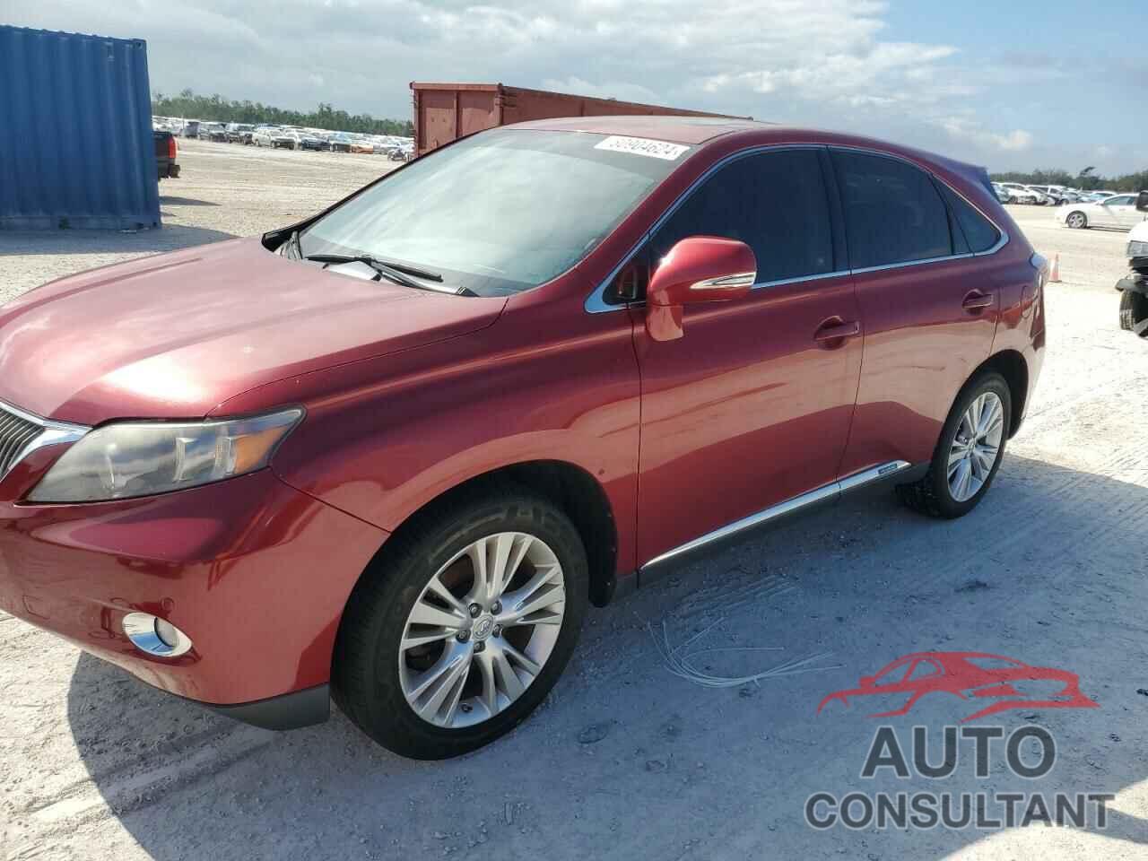 LEXUS RX450 2010 - JTJZB1BA6A2001685