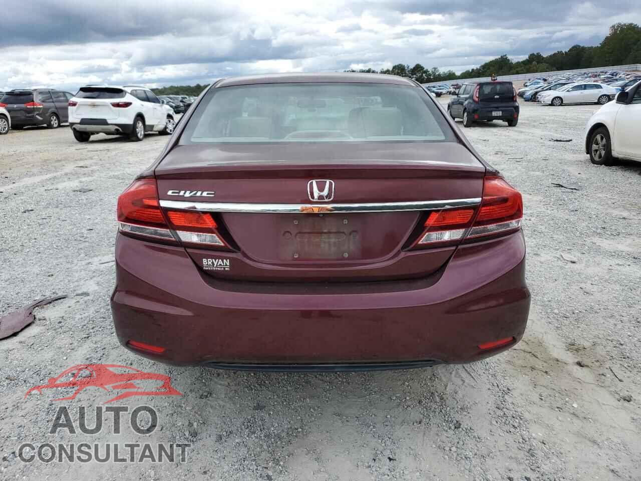 HONDA CIVIC 2013 - 19XFB2F91DE226034