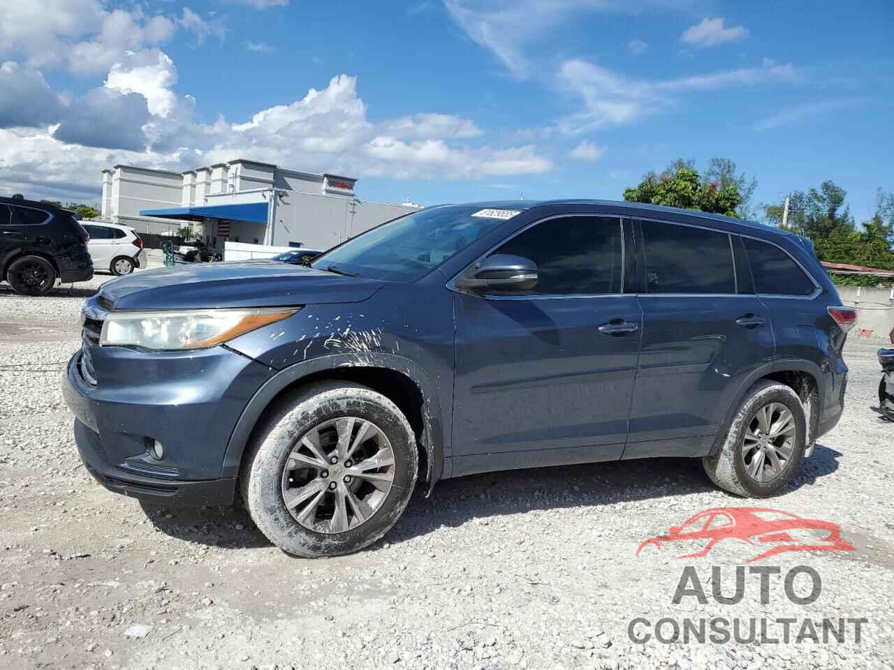 TOYOTA HIGHLANDER 2015 - 5TDKKRFH9FS078240