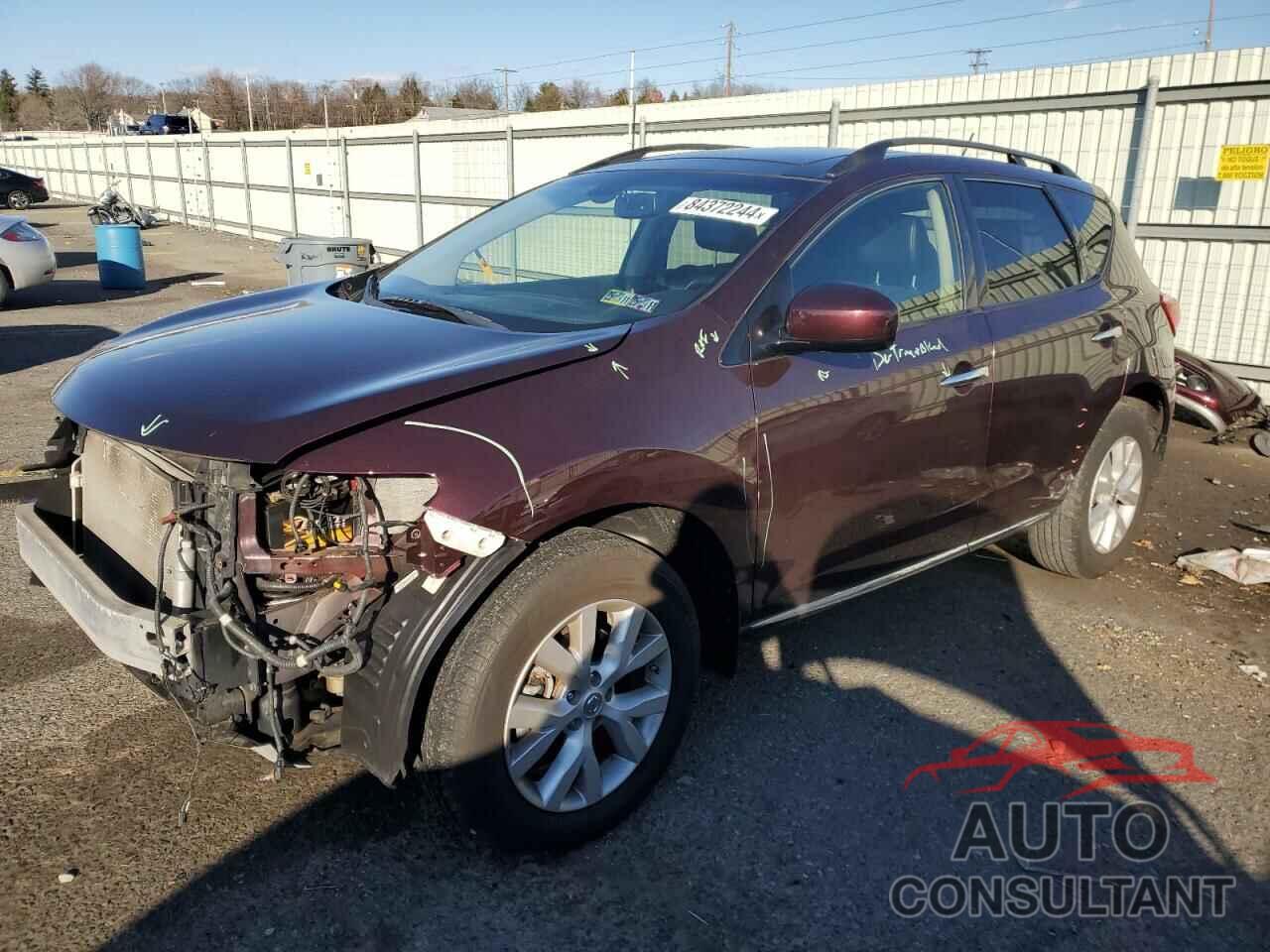 NISSAN MURANO 2013 - JN8AZ1MW4DW321707