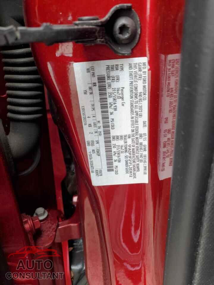 FORD FOCUS 2015 - 1FADP3F21FL353612