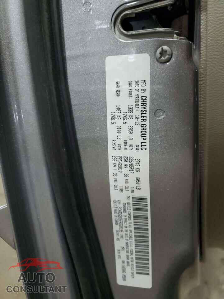 DODGE CARAVAN 2014 - 2C4RDGBG5ER220195