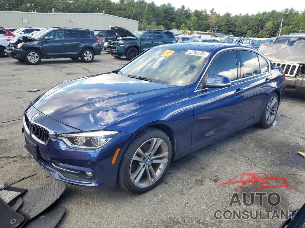 BMW 3 SERIES 2017 - WBA8D9G34HNU64738