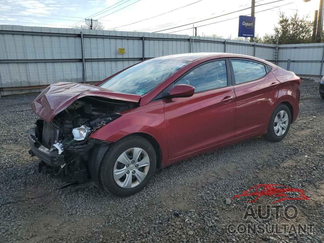 HYUNDAI ELANTRA 2016 - 5NPDH4AE1GH726345