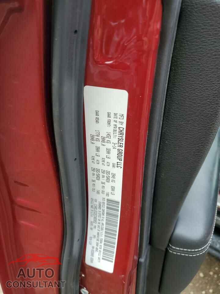 DODGE DURANGO 2014 - 1C4RDJEG2EC483052