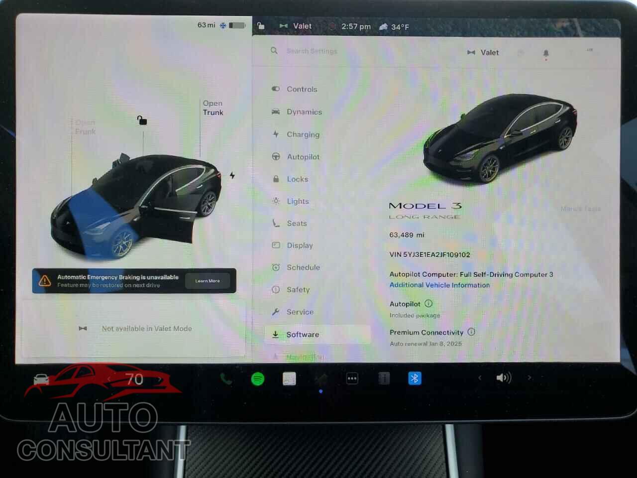 TESLA MODEL 3 2018 - 5YJ3E1EA2JF109102