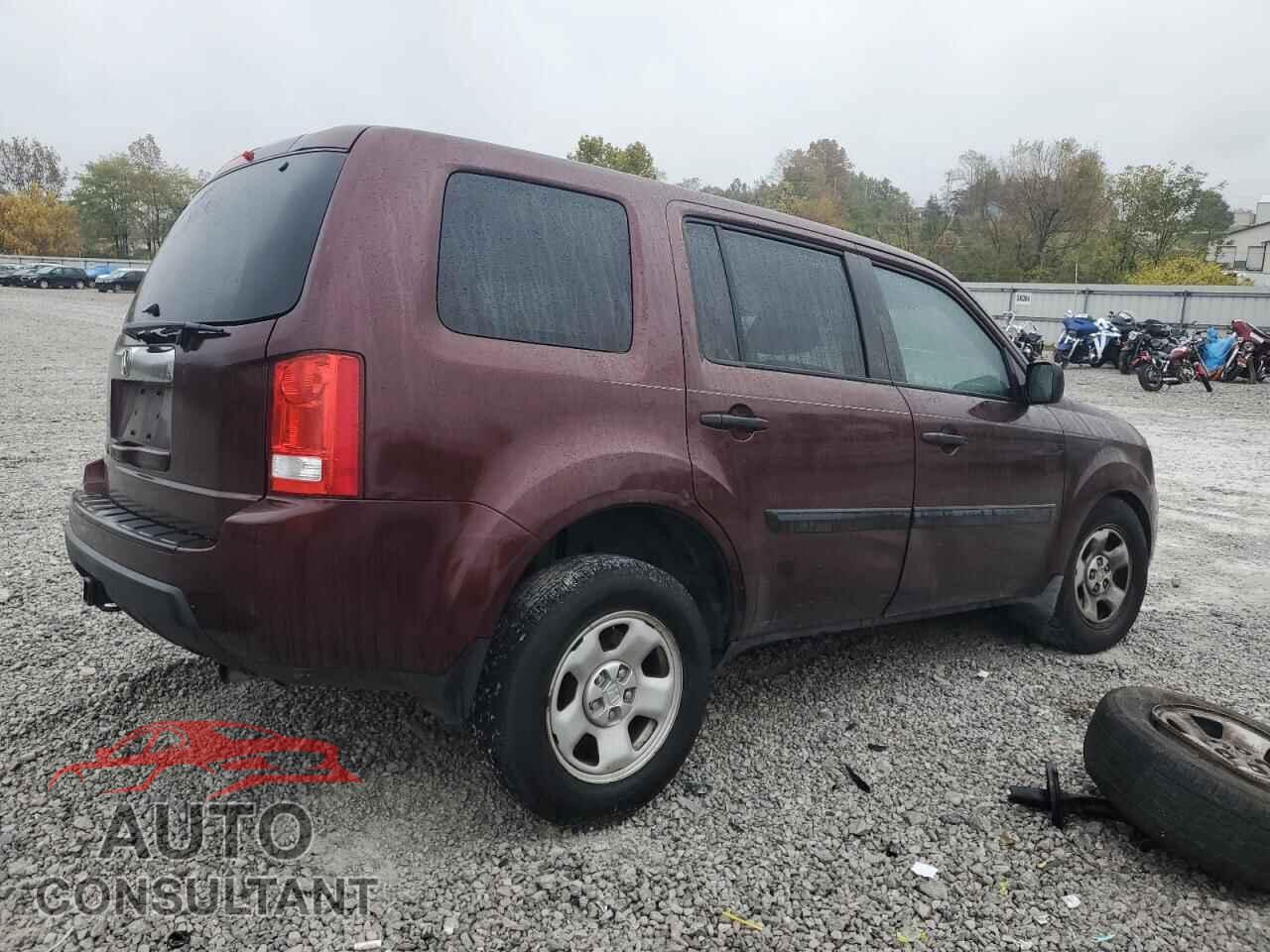 HONDA PILOT 2011 - 5FNYF3H29BB016145