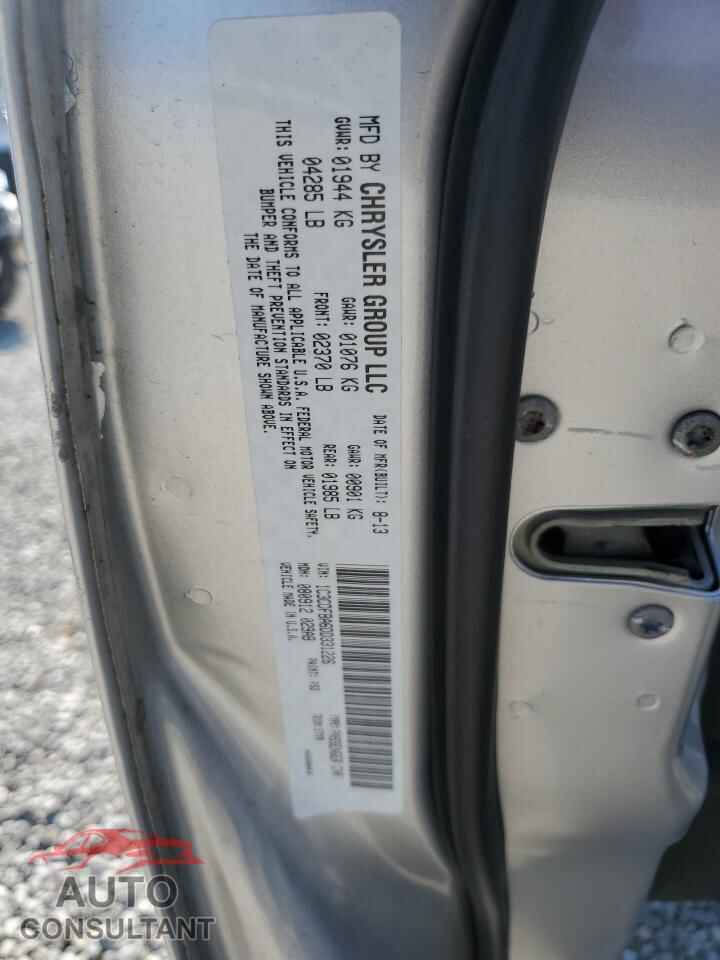 DODGE DART 2013 - 1C3CDFBA6DD331226