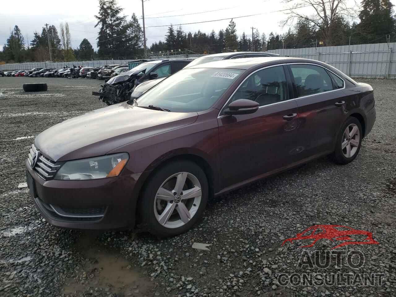 VOLKSWAGEN PASSAT 2012 - 1VWBN7A30CC097650