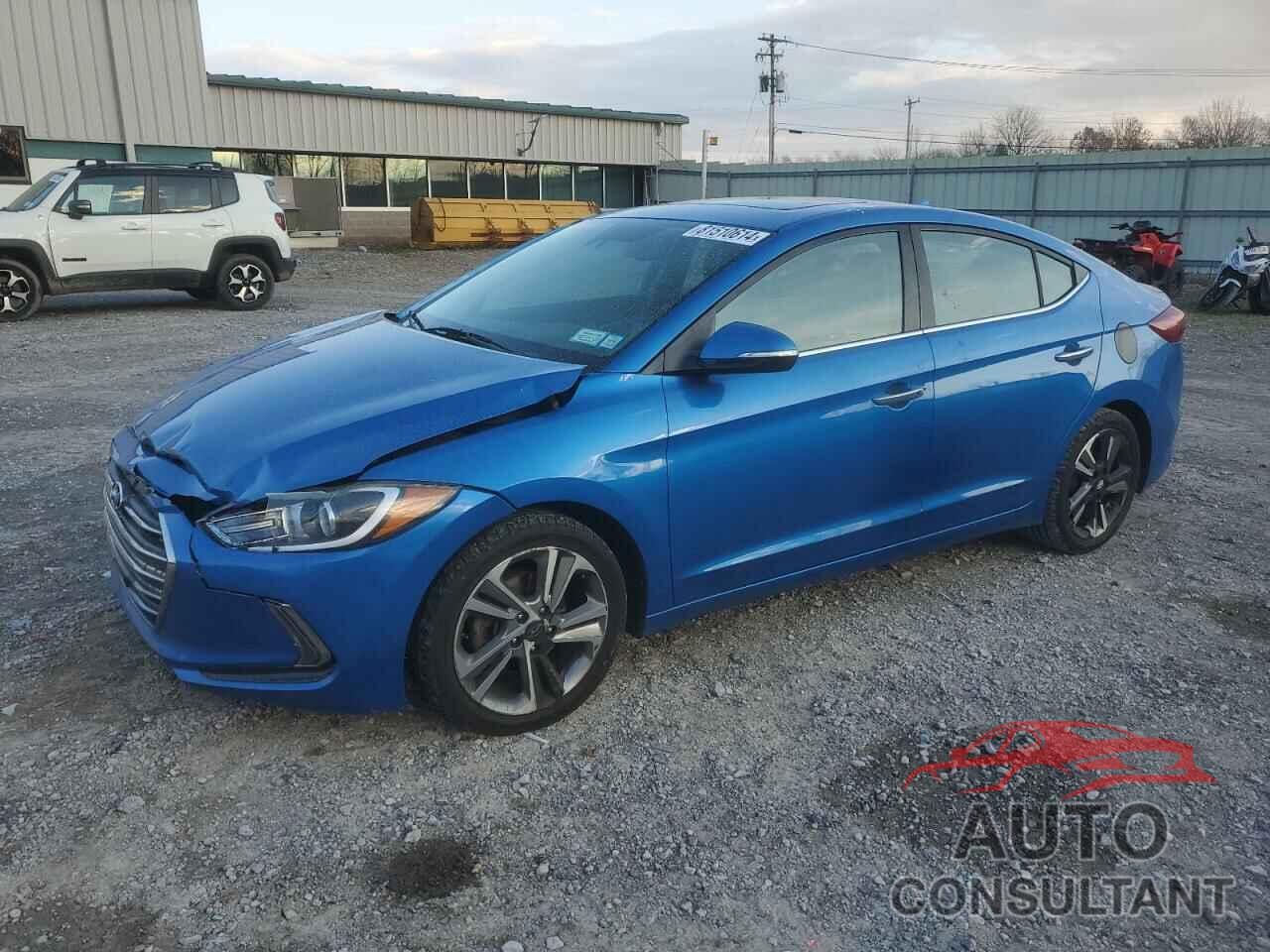 HYUNDAI ELANTRA 2017 - KMHD84LF7HU196343