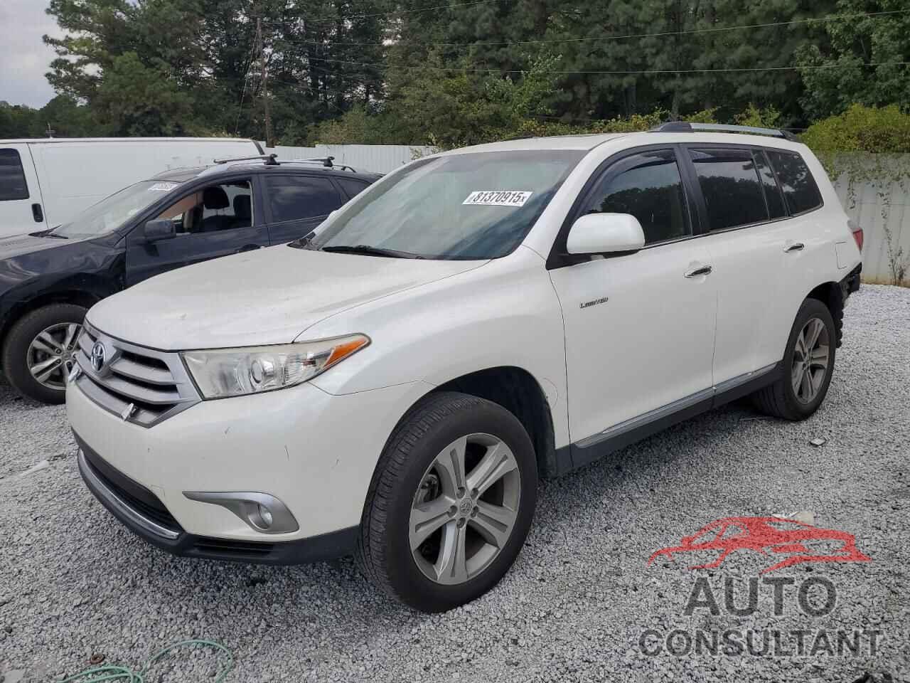 TOYOTA HIGHLANDER 2013 - 5TDYK3EH0DS120297