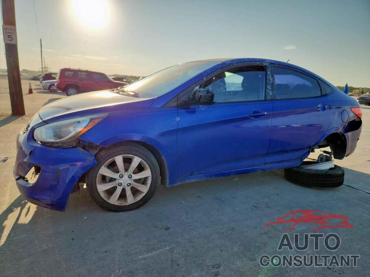 HYUNDAI ACCENT 2013 - KMHCU4AE9DU278523
