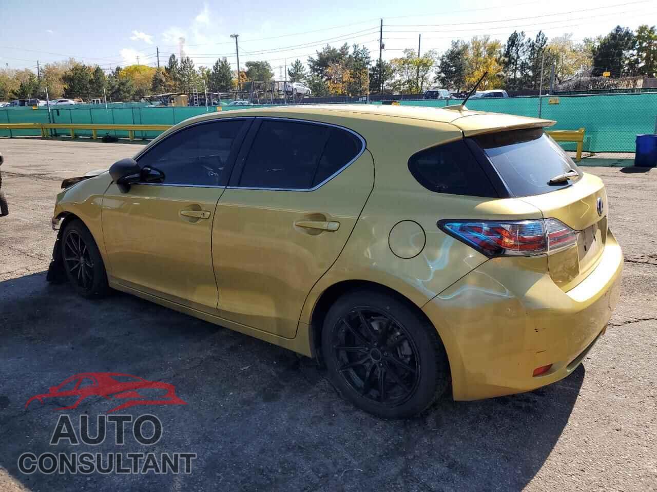 LEXUS CT 200 2011 - JTHKD5BH9B2033260
