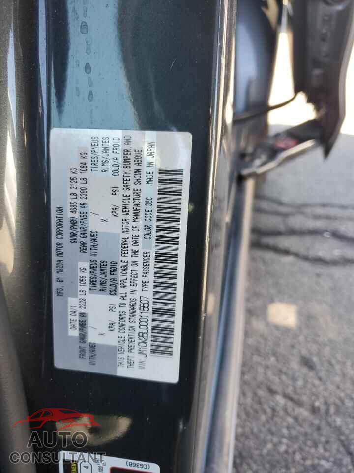 MAZDA 5 2012 - JM1CW2BL0C0115507