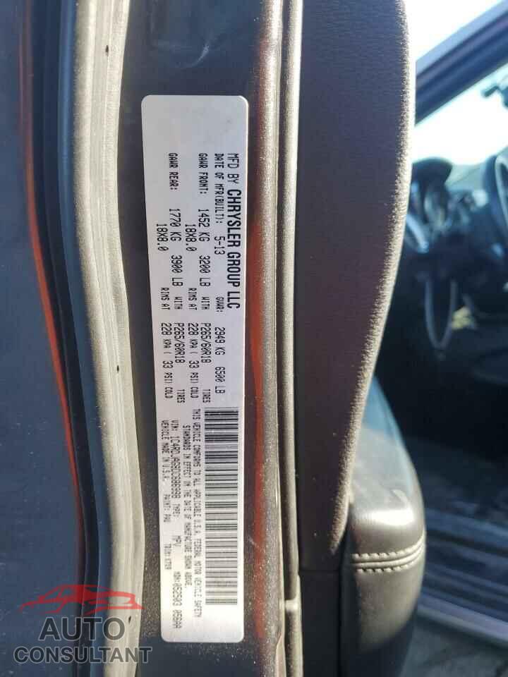 DODGE DURANGO 2013 - 1C4RDJAG8DC686998
