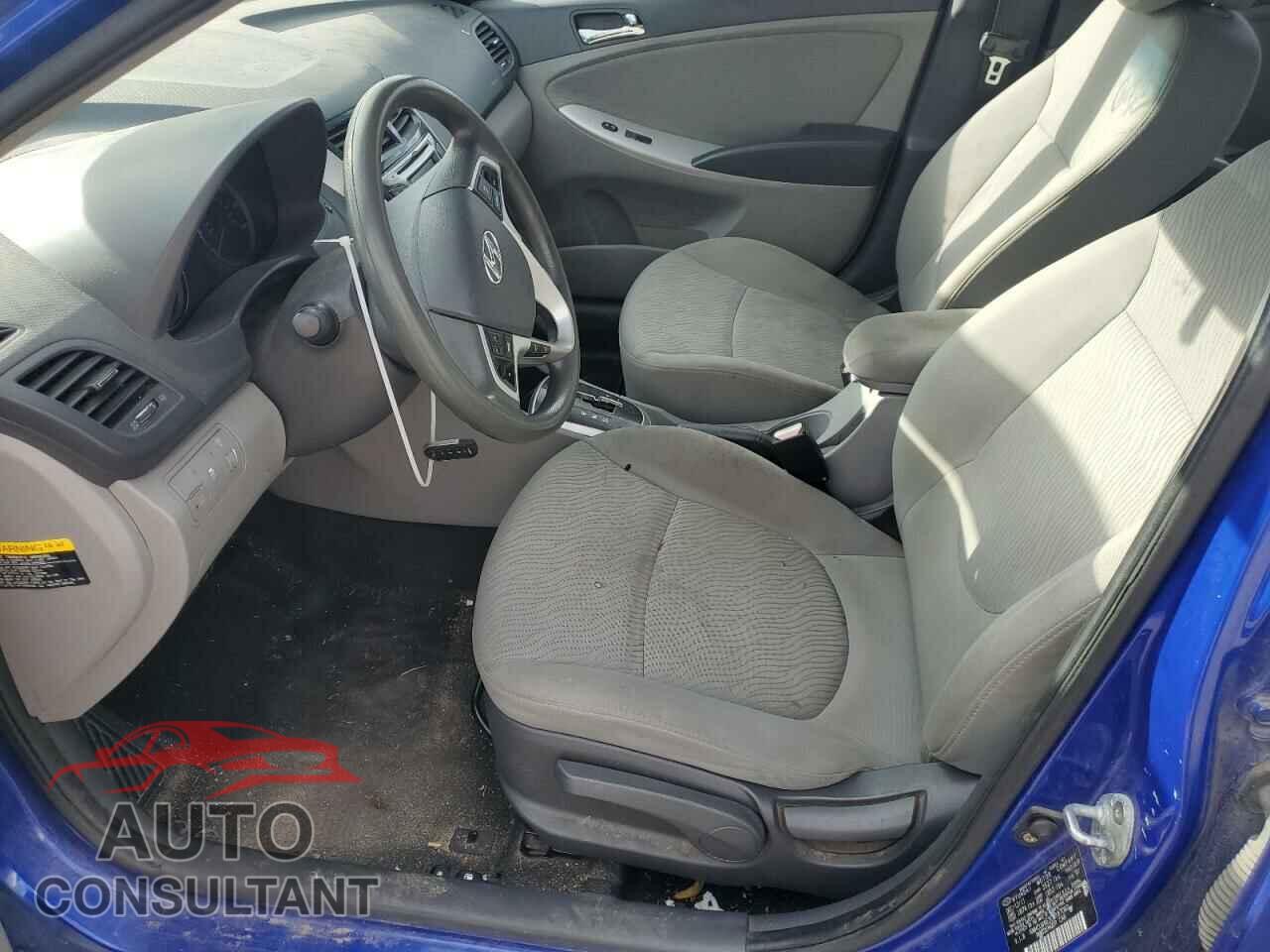 HYUNDAI ACCENT 2012 - KMHCU4AE2CU187060