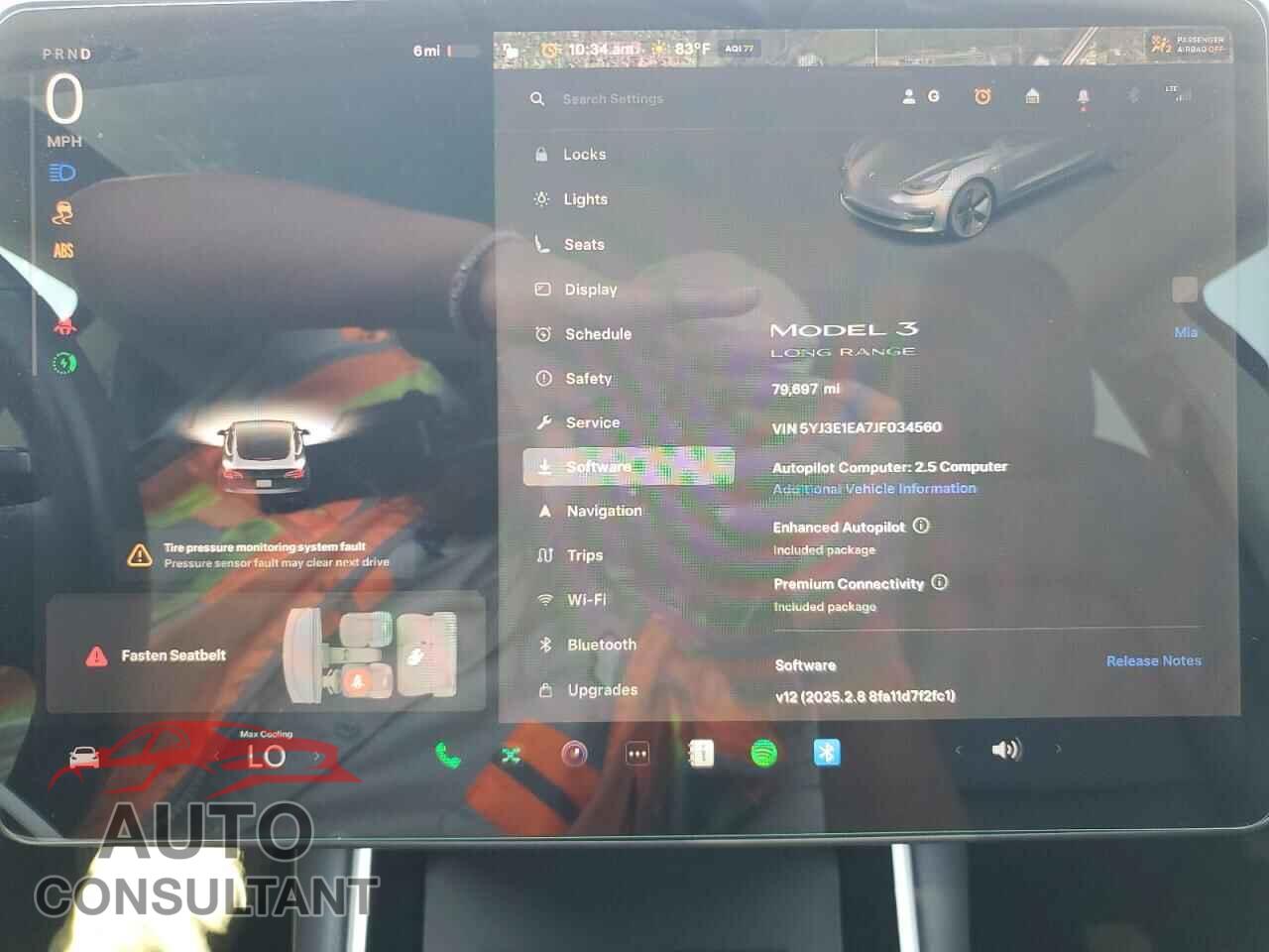 TESLA MODEL 3 2018 - 5YJ3E1EA7JF034560