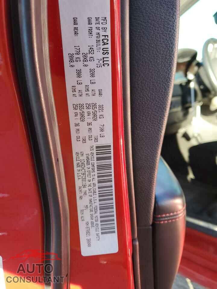 DODGE DURANGO 2015 - 1C4SDHCT9FC931184