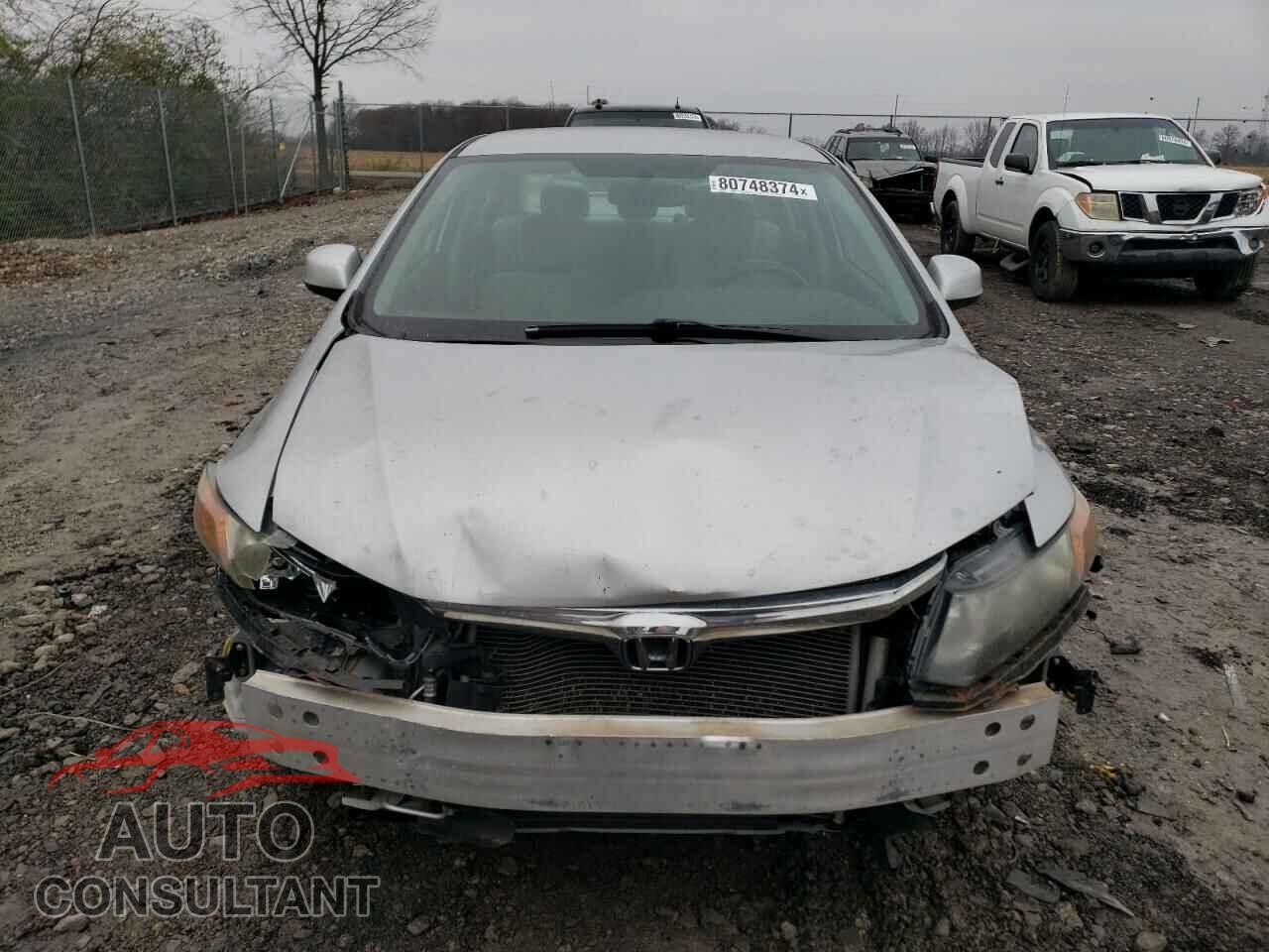HONDA CIVIC 2012 - 19XFB2F54CE022890