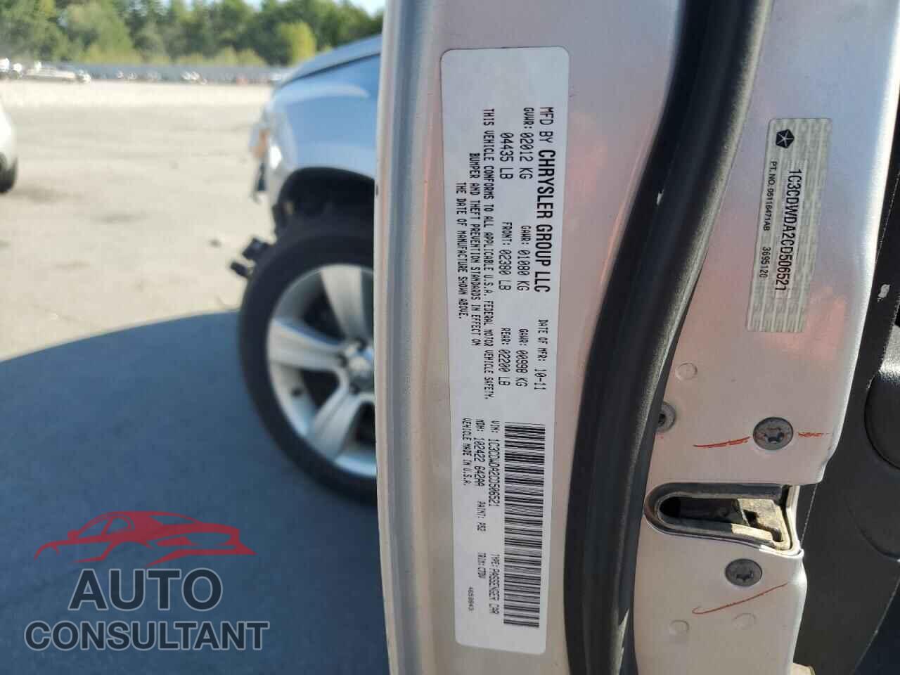 DODGE CALIBER 2012 - 1C3CDWDA2CD506521