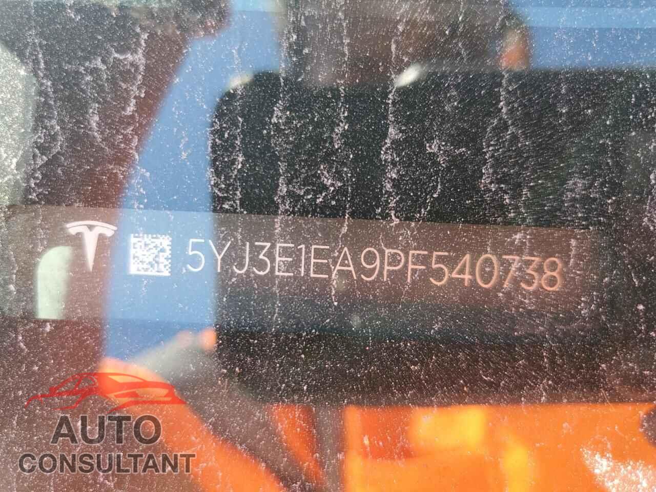TESLA MODEL 3 2023 - 5YJ3E1EA9PF540738