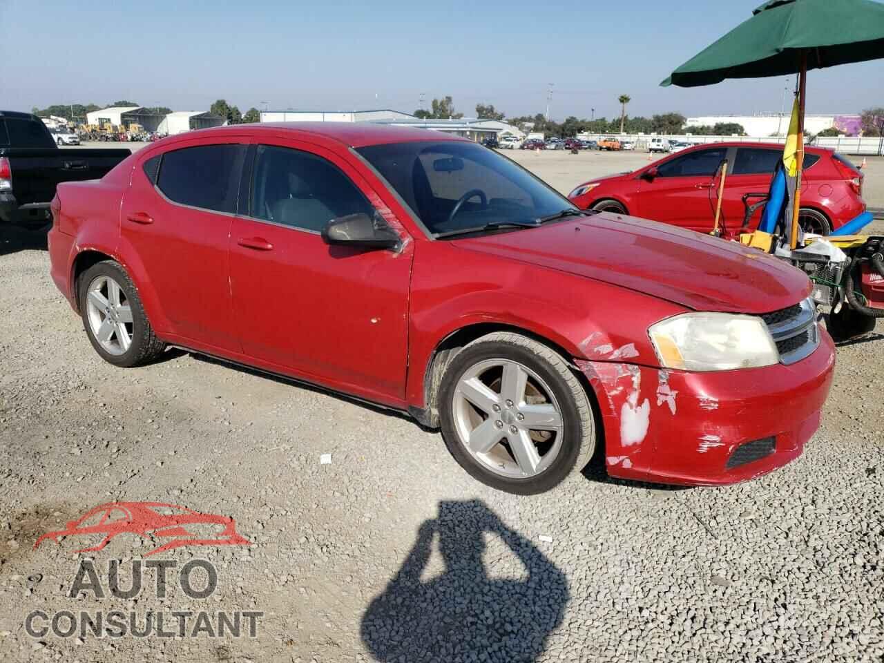 DODGE AVENGER 2013 - 1C3CDZAB9DN664686