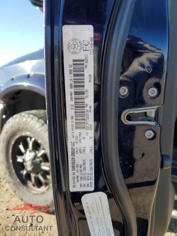 DODGE RAM 2500 2012 - 3C6TD5FT7CG197160