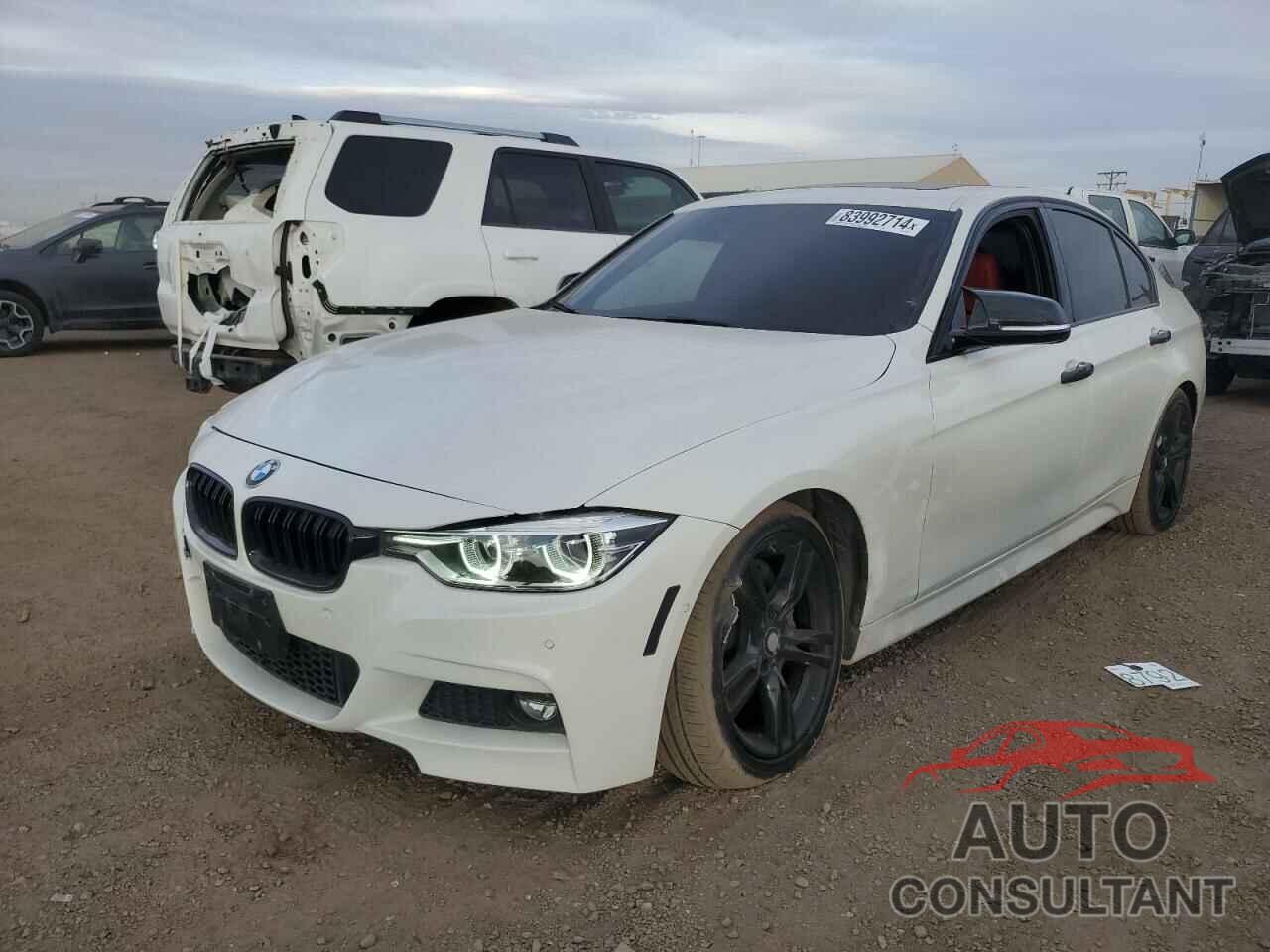 BMW 3 SERIES 2017 - WBA8D9G3XHNU62623