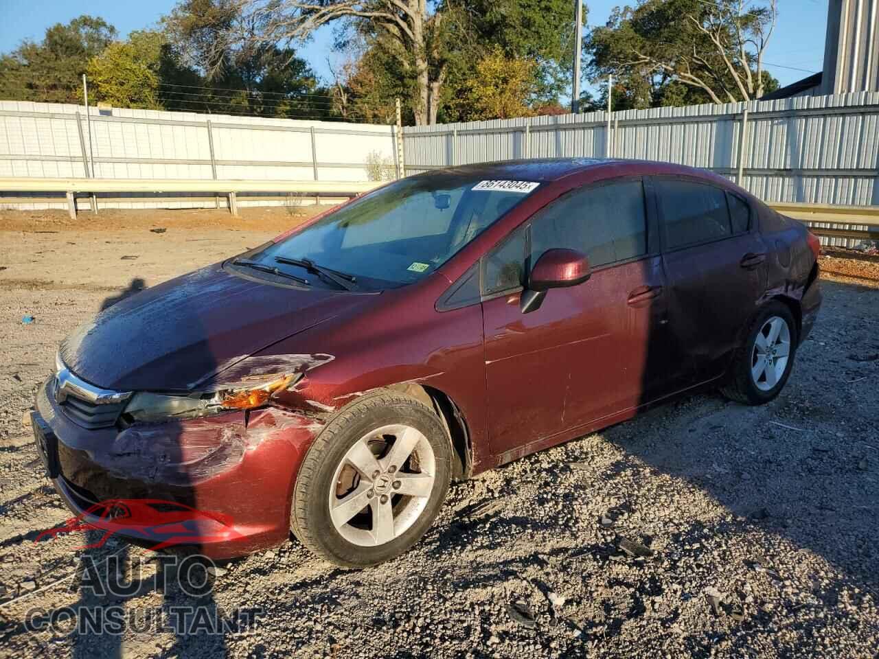HONDA CIVIC 2012 - 2HGFB2F53CH578257