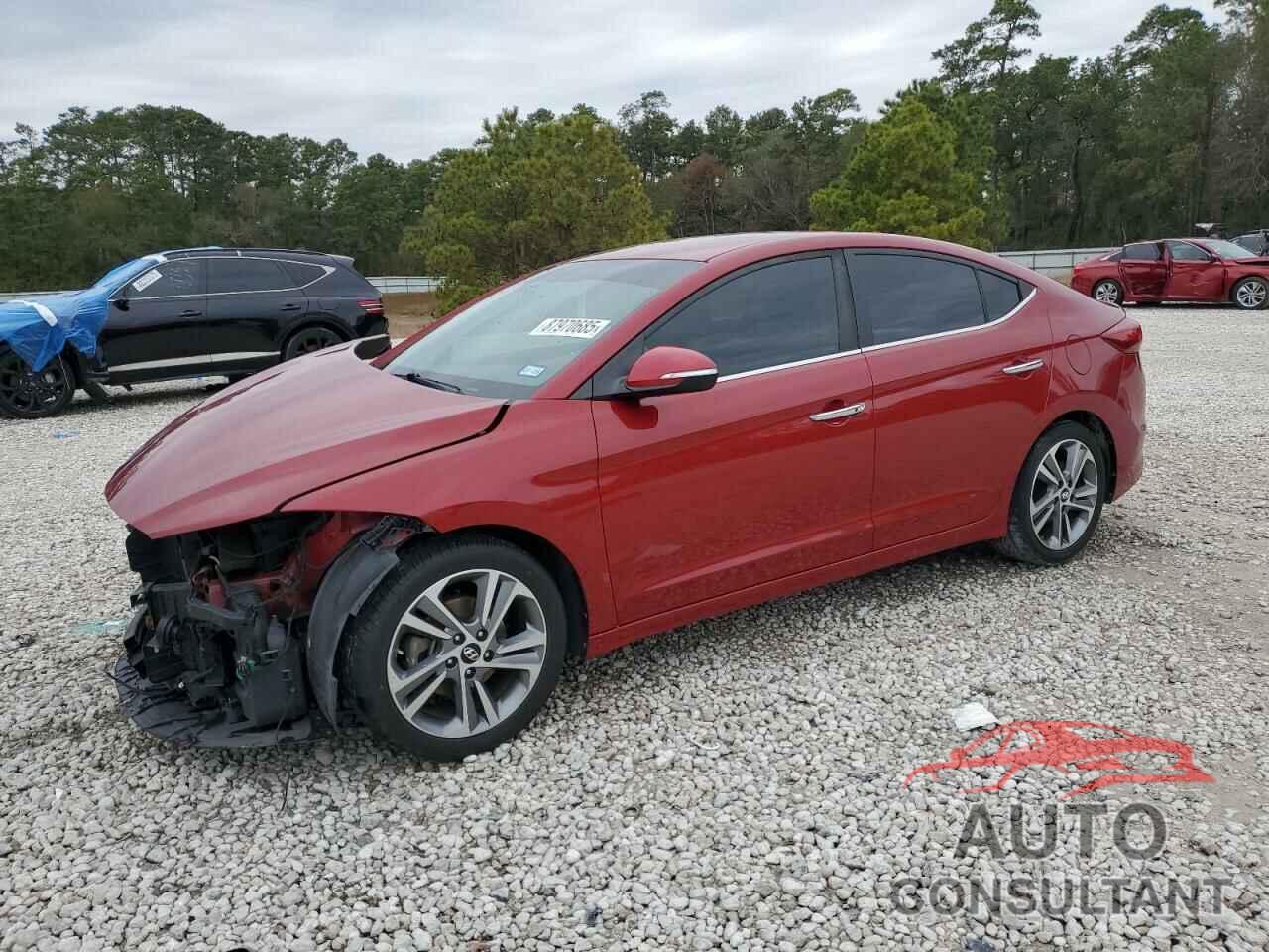 HYUNDAI ELANTRA 2017 - KMHD84LF4HU061160