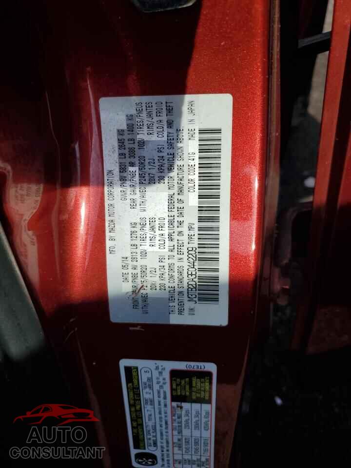MAZDA CX-9 2014 - JM3TB2DA3E0442209