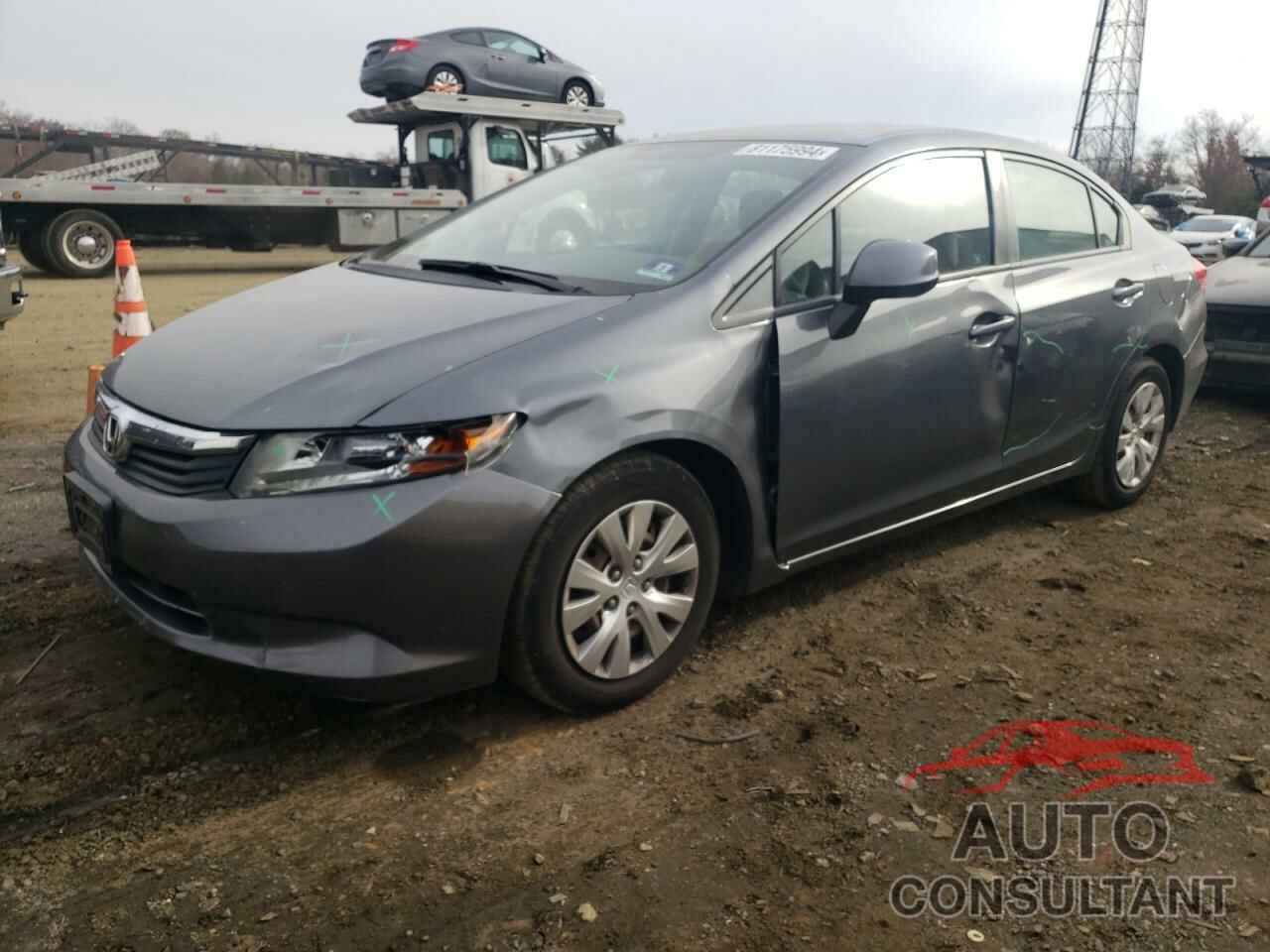 HONDA CIVIC 2012 - 19XFB2F55CE389801