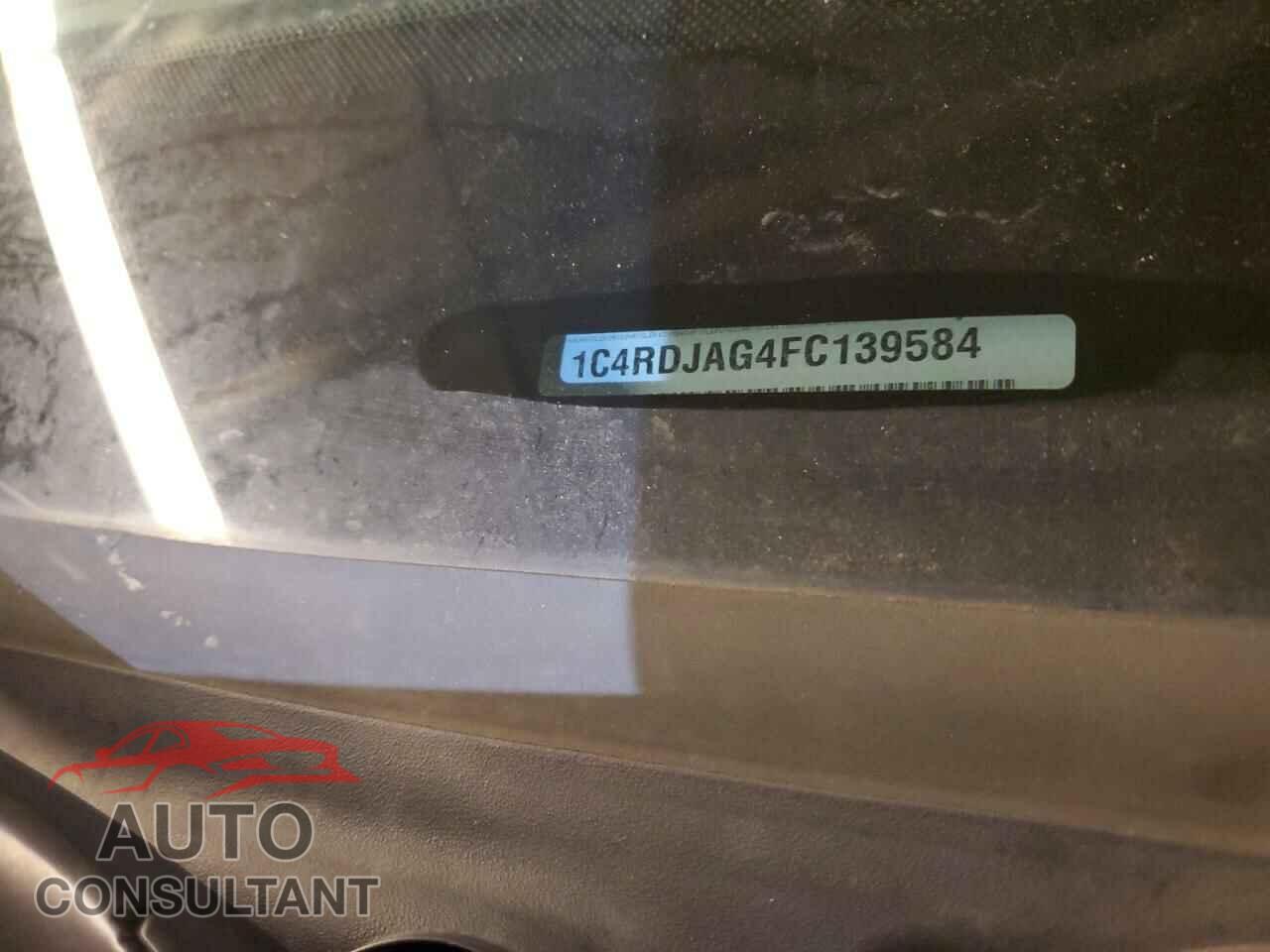 DODGE DURANGO 2015 - 1C4RDJAG4FC139584