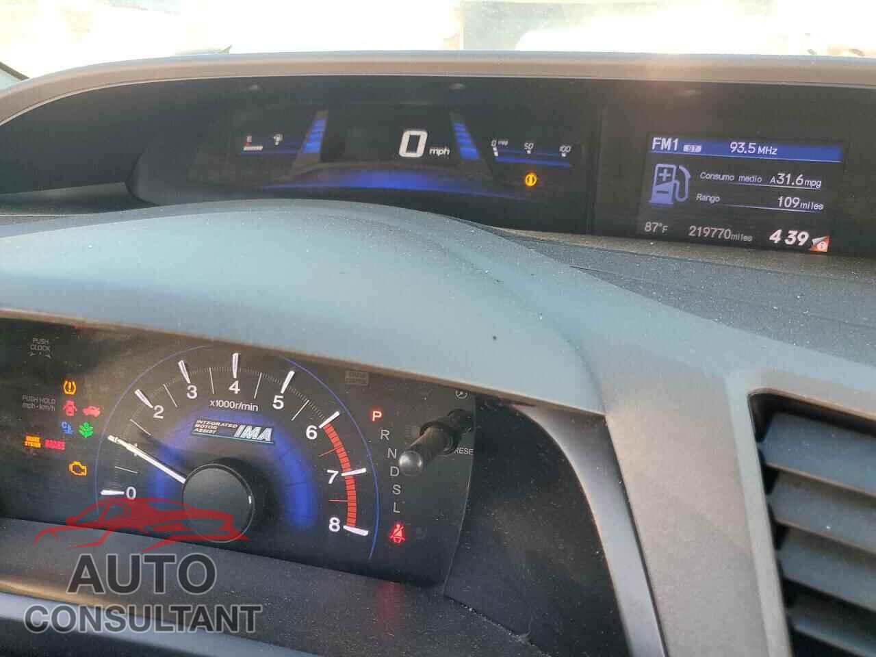 HONDA CIVIC 2012 - JHMFB4F32CS008220