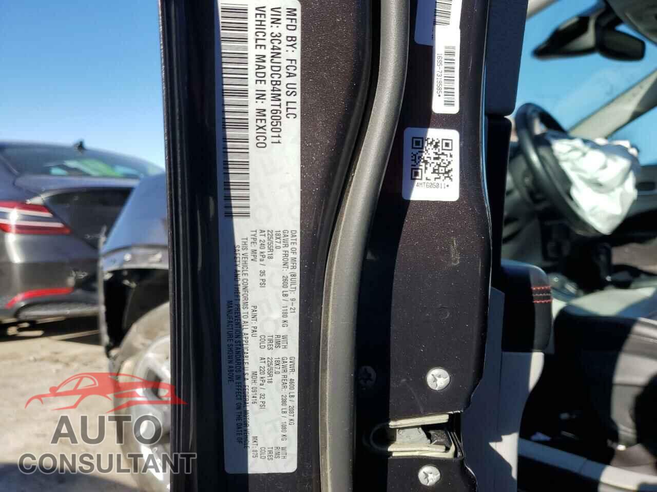 JEEP COMPASS 2021 - 3C4NJDCB4MT605011