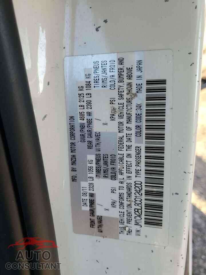 MAZDA 5 2012 - JM1CW2BL8C0124200