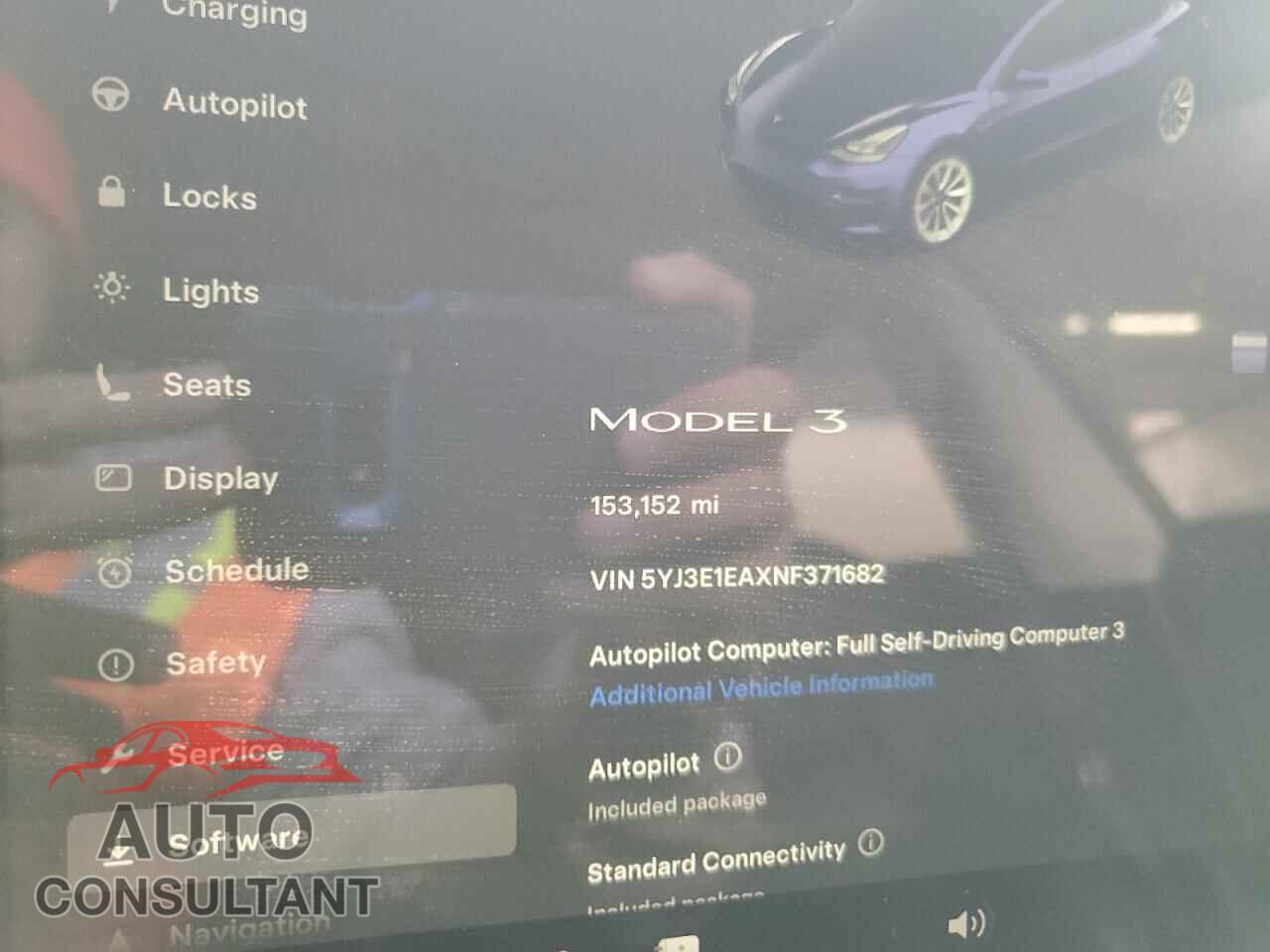TESLA MODEL 3 2022 - 5YJ3E1EAXNF371682